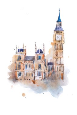  Londra'daki Westminster Sarayı 