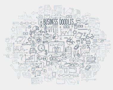 El çizmek doodle öğeleri