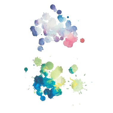 Soyut suluboya aquarelle