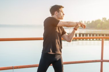 Egzersiz ısınma koşucu