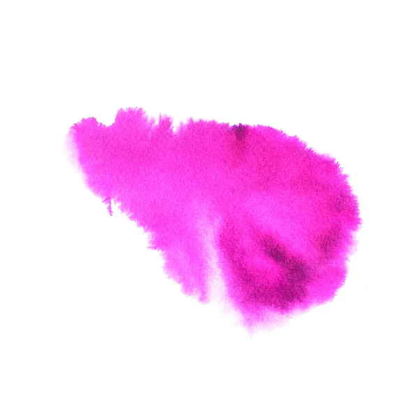 Размытые розовые круглые акварели на мокрой бумаге — стоковое фото