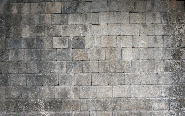 Brick stone gray wall background rough texture — Stock Photo, Image