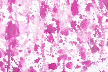 soyut suluboya aquarelle elle çizilmiş kırmızı damla splatter leke sanat boya beyaz zemin üzerine