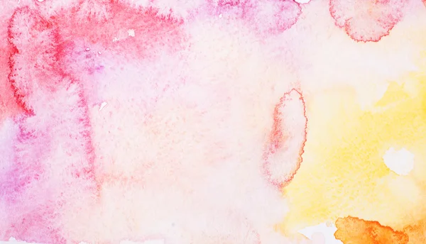 Abstract colorful hand draw watercolor aquarelle background. — Stock Photo, Image