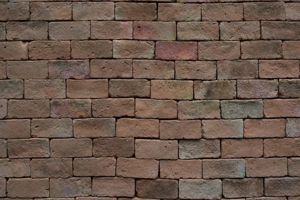 Old vintage brickwall street rusty grunge aged rough wall background texture. — Stock Photo, Image