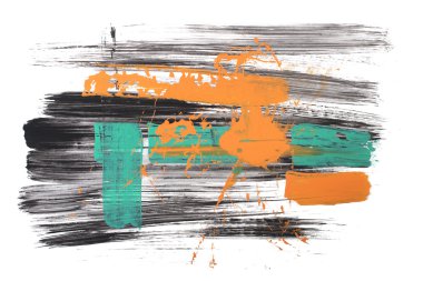 kaba fırça konturu resim sanat arka plan el çekilmiş