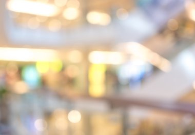 Mağaza, alışveriş merkezi soyut odaklanmış bulanık arkaplan.