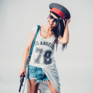 Moda yağma seksi kız