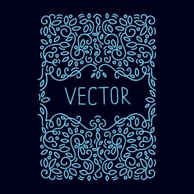 El drwan amblem arka şablonu