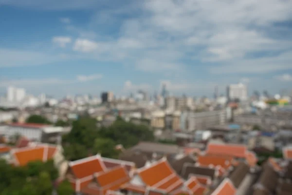 Luchtfoto uitzicht grote stad — Stockfoto