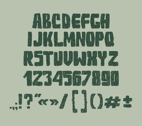 文字、数字、句読点を入力します。 — ストックベクタ