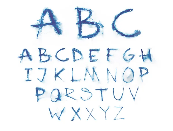 수채화 해당 글꼴 유형 — 스톡 사진