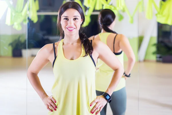 Mulher treinadora de esportes Fit woman — Fotografia de Stock