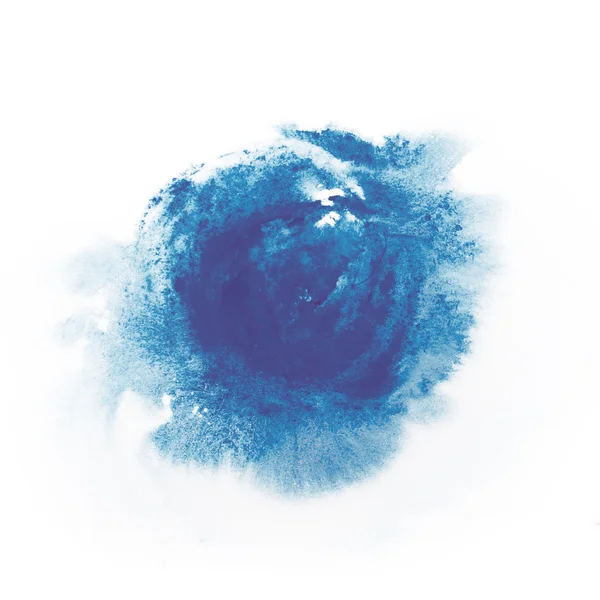 Blaue Farbe Aquarell — Stockfoto