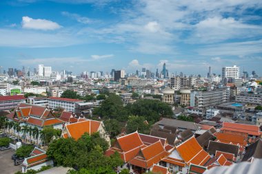 panoramik hava görünümünü büyük şehir