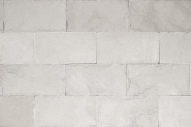 Beyaz taş duvar arka plan tasarımı için.