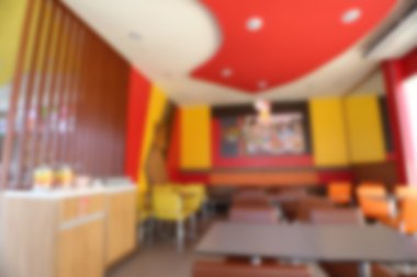 Arka plan bulanıklık Restoran Cafe.