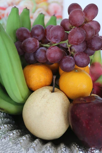 Haufen frisches Obst. — Stockfoto