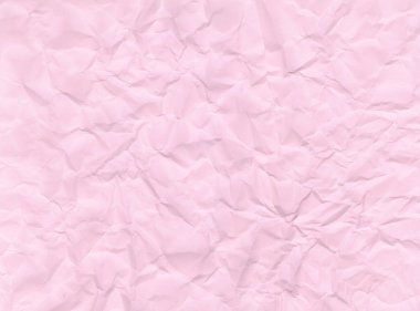 Buruşuk pembe kağıt dokusu.