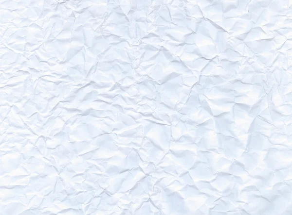 Textura de papel branco amassado. — Fotografia de Stock