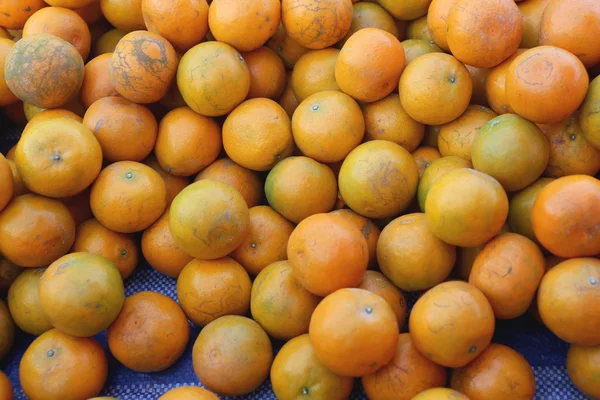 Pilha de fruta laranja fresca . — Fotografia de Stock