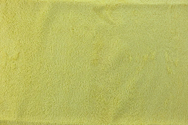 Żółty kolor tekstury z mikrofibry ściereczką. — Zdjęcie stockowe