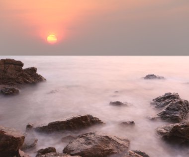 Bakış açısı deniz Nern Nang Phaya ya da Nang Phaya Hill doğal P
