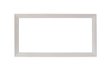 Vintage eski resim çerçevesinin beyaz arka plan üzerinde izole.