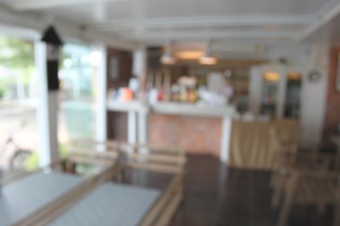 Arka plan bulanıklık Restoran Cafe.