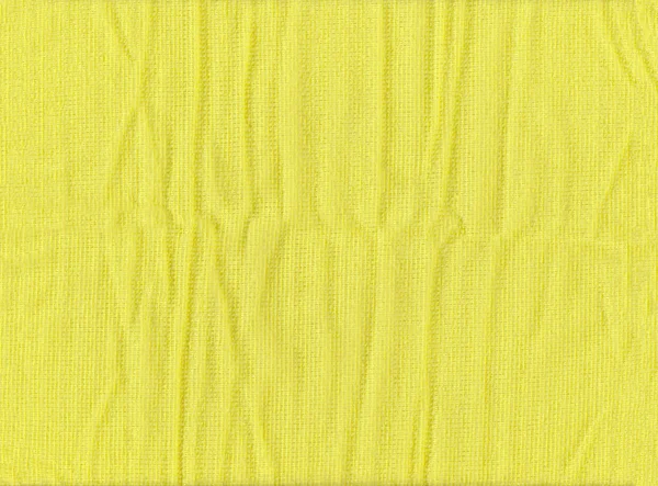 Textura de tecido amarelo ou superfície de têxteis em close up pict — Fotografia de Stock