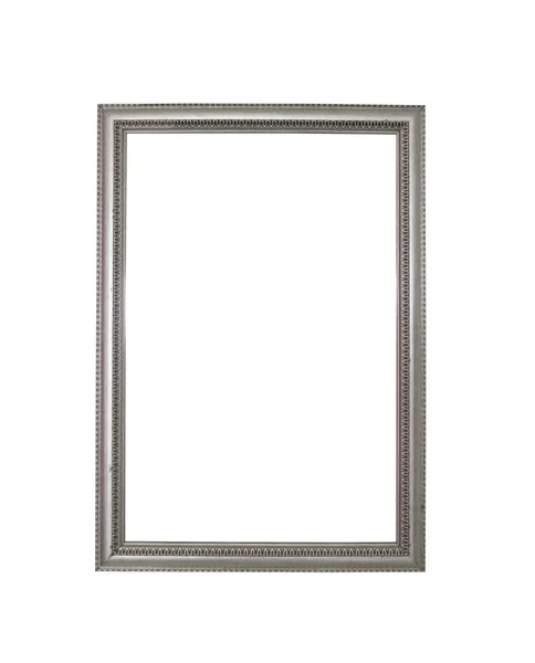Vintage of old picture frame isolated on white background. — Stock Photo, Image