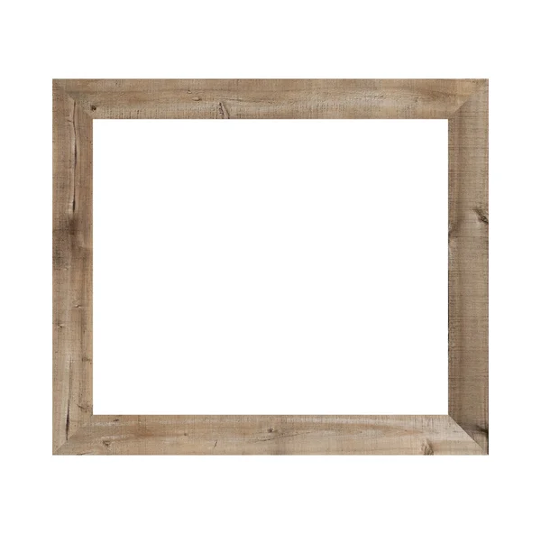 Old wooden frame isolated. — Stock Photo, Image