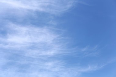 Mavi gökyüzü parlak hava gündüz bulut.