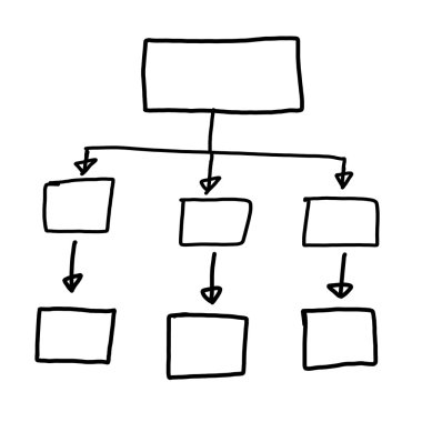 Girişi için grafik semboller geometrik şekiller grafik el çekilmiş