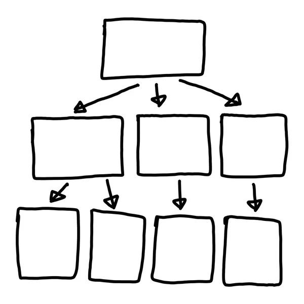 Hand gezeichnet eine Grafik Symbole geometrische Formen Graph zur Eingabe in — Stockfoto