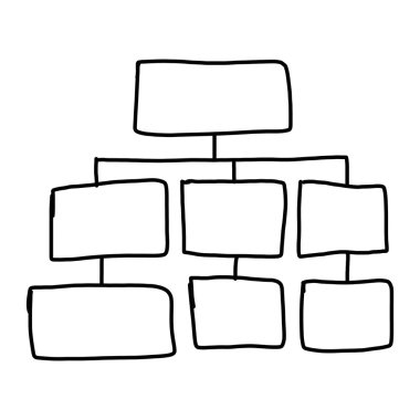 Girişi için grafik semboller geometrik şekiller grafik el çekilmiş