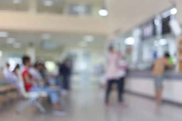 Blur of interior in the hospital. — Stock Photo, Image
