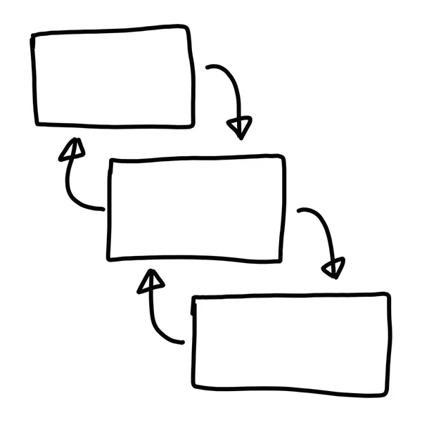 Mão desenhado um gráfico de símbolos gráficos formas geométricas gráfico para entrada em — Fotografia de Stock
