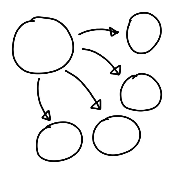 Dibujado a mano un gráfico de formas geométricas símbolos gráficos para introducir en —  Fotos de Stock