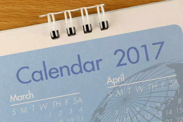 Immagine mostra il testo sul calendario nel 2017 anno . — Foto Stock