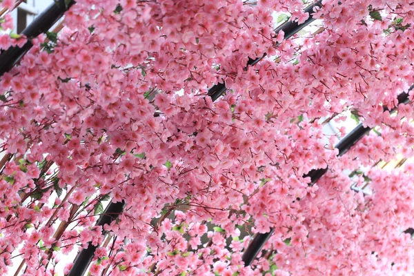 Konstgjorda rosa körsbärsblommor (Sakura blomma). — Stockfoto