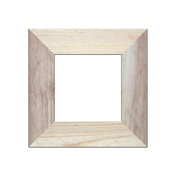 Antiguo marco de madera aislado . —  Fotos de Stock
