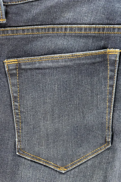 Rear pocket of jeans. — Stock Photo, Image