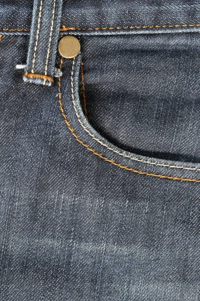 Front pocket of jeans. — Stock Photo, Image