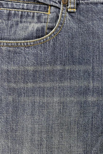 Front pocket of jeans. — Stock Photo, Image