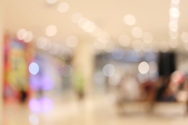 Bulanık alışveriş merkezi veya belirsiz mağazası.