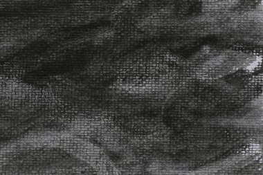 Çalışma dokusu konseptinizde tasarım için sanat kağıdı arkaplanındaki siyah suluboya.