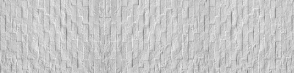 Panorama Surface Vintage White Brick Wall Backface Design Your Work — 스톡 사진