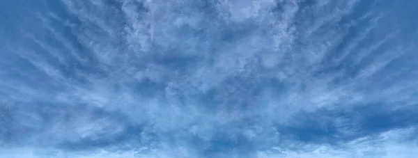 Blue Sky Clouds Daytime Design Your Work Nature Backdrop — Stock Photo, Image