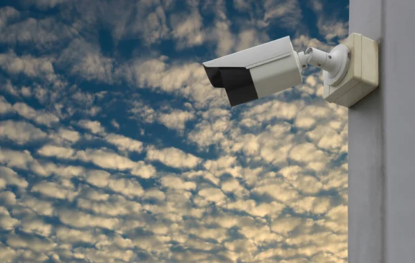 Cctv Tool Twilight Sky Background Equipment Security Systems Have Copy — Stock Photo, Image